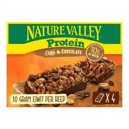 PLUS Nature Valley Protein koffie & chocolade repen aanbieding