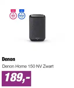 EP Denon Home 150 NV Zwart aanbieding