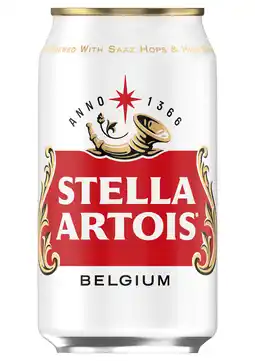 PLUS Stella Artois Pils blik aanbieding