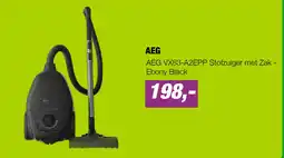 EP AEG VX83-A2EPP Stofzuiger met Zak - Ebony Black aanbieding