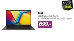 EP ASUS Vivobook Go 15 E1504FA‑BQ5403W 15.6 inch Laptop aanbieding