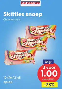 Die Grenze Skittles snoep Chewies fruits aanbieding
