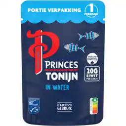PLUS Princes Tonijn in water pouch aanbieding