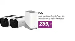 EP eufy eufyCam E40 2-Cam Kit - HomeBase S380 Cameraset aanbieding