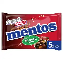 PLUS Mentos Fresh cola 5-pack aanbieding