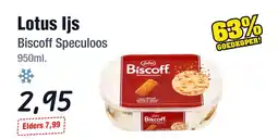 Budget Food Lotus Ijs Biscoff Speculoos aanbieding
