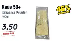 Budget Food Kaas 50+ Italiaanse Kruiden aanbieding