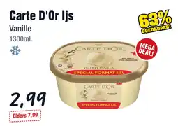 Budget Food Carte D'Or Ijs Vanille aanbieding