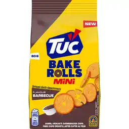 PLUS Tuc Bakerolls Mini Barbecue aanbieding