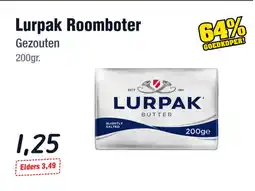 Budget Food Lurpak Roomboter Gezouten aanbieding