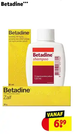 Kruidvat Betadine aanbieding