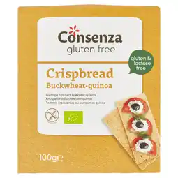 PLUS Consenza Luchtige cracker boekweit quinoa bio aanbieding