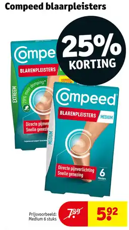 Kruidvat Compeed Blaarpleisters aanbieding