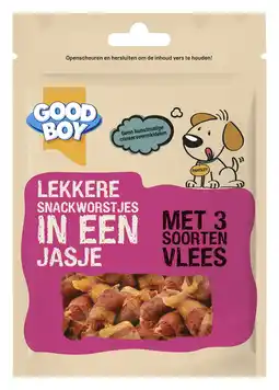 PLUS Good Boy Lekkere snackworstjes in een jasje aanbieding