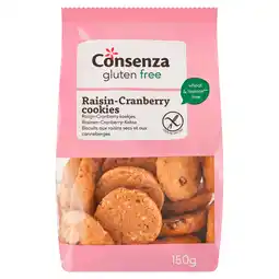 PLUS Consenza GV Rozijn-cranberry koekjes bio aanbieding