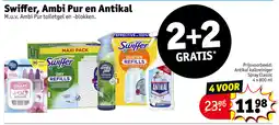 Kruidvat Swiffer, ambi pur en antikal aanbieding