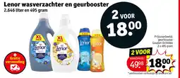 Kruidvat Lenor Wasverzachter en Geurbooster aanbieding