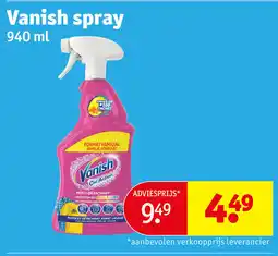 Kruidvat Vanish Spray aanbieding