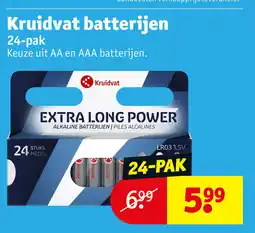 Kruidvat Kruidvat batterijen aanbieding