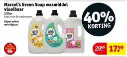 Kruidvat Marcel's green soap wasmiddel vloeibaar aanbieding
