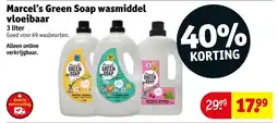 Kruidvat Marcel's Green Soap Wasmiddel Vloeibaar aanbieding