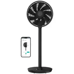 MediaMarkt Duux Whisper Flex 2 Smart Statiefventilator Zwart aanbieding