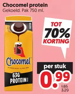 Dekamarkt Chocomel protein aanbieding
