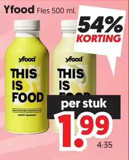 Dekamarkt Yfood Fles aanbieding