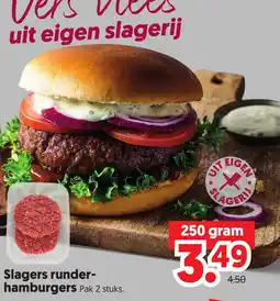 Dekamarkt Slagers runder-hamburgers aanbieding