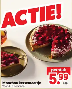 Dekamarkt Monchou kersentaartje aanbieding