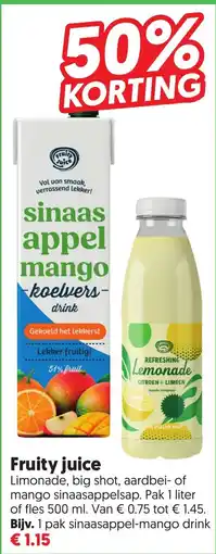 Dekamarkt Fruity juice aanbieding