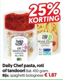 Dekamarkt Daily Chef pasta, roti of tandoori aanbieding