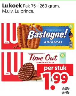Dekamarkt Lu koek aanbieding