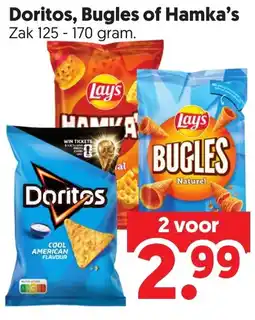 Dekamarkt Doritos, Bugles of Hamka's aanbieding
