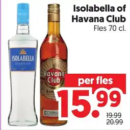 Dekamarkt Isolabella of Havana Club aanbieding