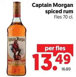 Dekamarkt Captain Morgan spiced rum aanbieding