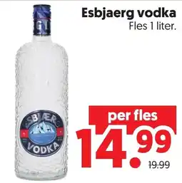 Dekamarkt Esbjaerg vodka aanbieding
