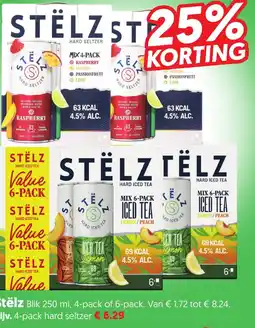 Dekamarkt Stëlz Hard Seltzer aanbieding