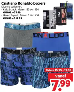 Dekamarkt Cristiano Ronaldo boxers aanbieding