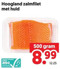 Dekamarkt Hoogland zalmfilet met huid aanbieding