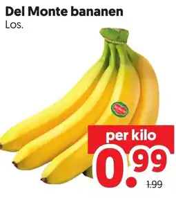 Dekamarkt Del Monte bananen aanbieding