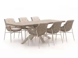 Kees Smit Manifesto Novara/Montorio 220cm dining tuinset 7-delig aanbieding
