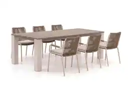 Kees Smit Bellagio Caronia/ROUGH-X 240cm dining tuinset 7-delig stapelbaar aanbieding