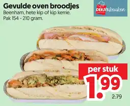 Dekamarkt Gevulde oven broodjes aanbieding
