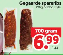 Dekamarkt Gegaarde spareribs aanbieding