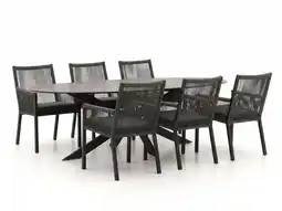 Kees Smit Manifesto Rivola/Furato ellips 200cm dining tuinset 7-delig aanbieding