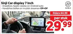 Dekamarkt Sinji Car display 7 Inch aanbieding