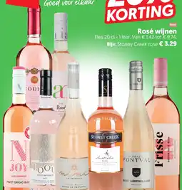 Dekamarkt Rozé wijn aanbieding
