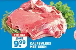 Sahan Supermarkten kalfsvlees met been aanbieding
