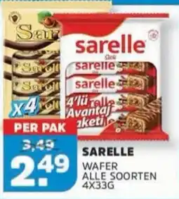 Sahan Supermarkten sarelle wafer soorten aanbieding